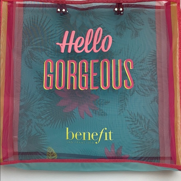 Benefit Hello Gorgeous Mesh Tote Bag. @infinitelyposh - Picture 2 of 5